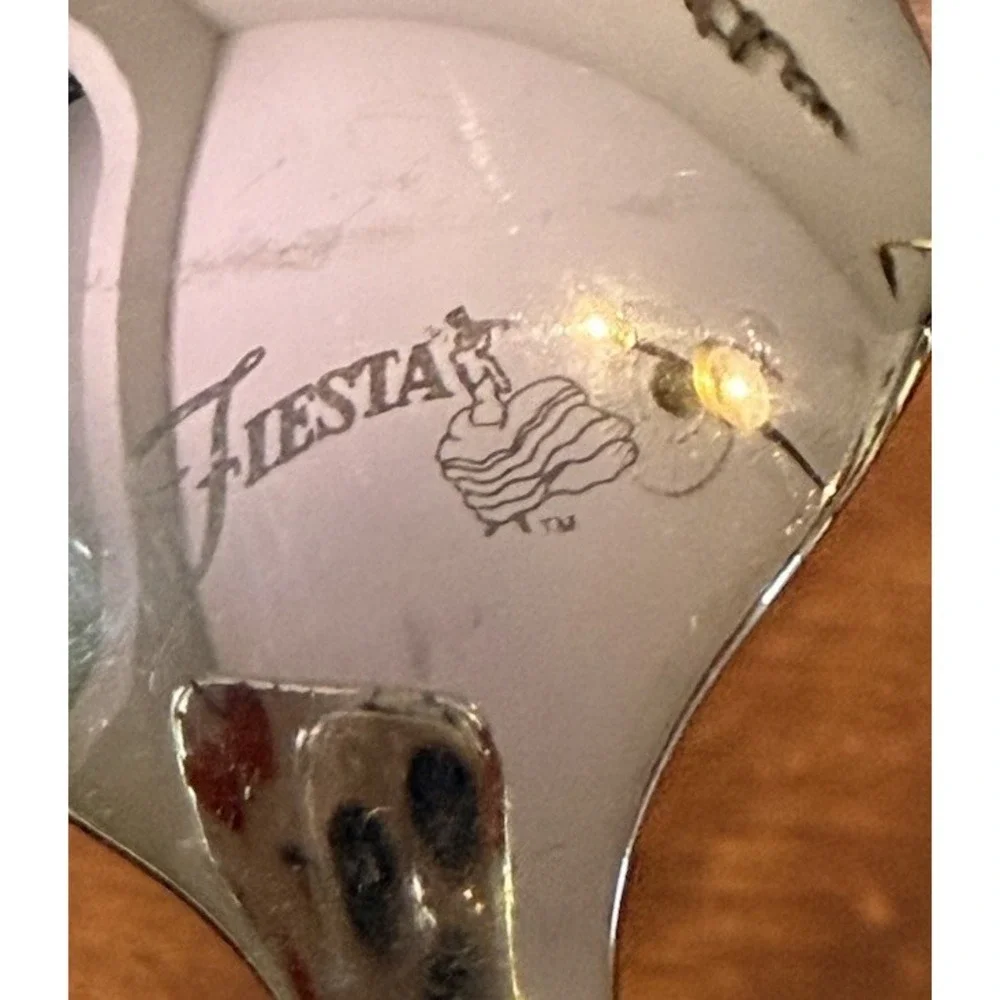FIESTA CELEBRATION Stainless Cambridge 4 Soup Spoons Flatware 8